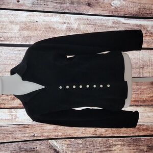 Coldwater Creek Size Small 100% Suede Leather Blouse